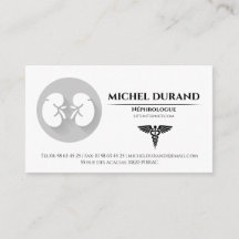 Cartes de visite Médicales Néphrologue