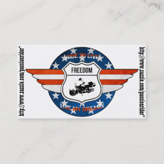 Cartes de visite PassionRider Visitkort