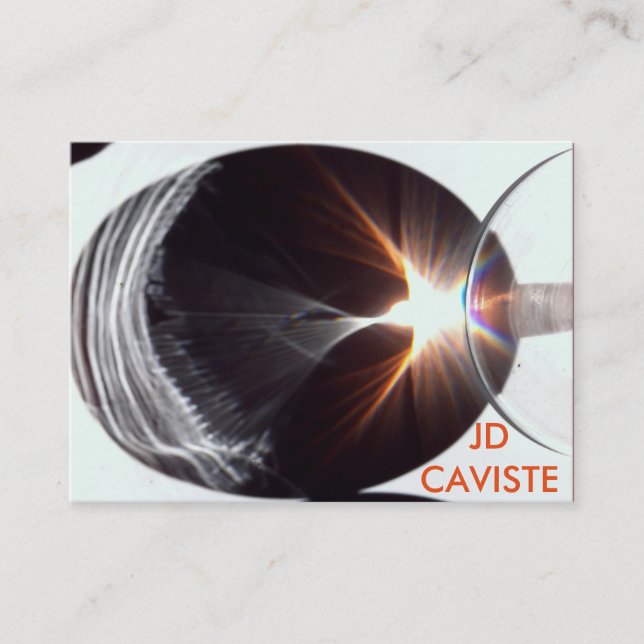 CARTES DE VISITE POUR CAVISTES, BAR ET RESTAURANTS VISITKORT (Framsida)