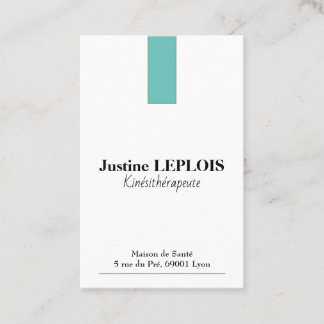 Cartes de visite Standard: 8,5 cm x 5,5 cm Visitkort