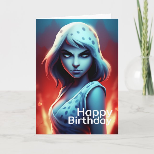 Cartes de vœux Happy Birthday Kort (Framsida)