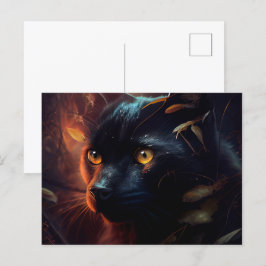 Cartes Postales Black Cat Vykort