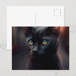 Cartes Postales Black Cat Vykort
