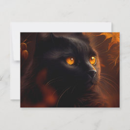 Cartes Postales Black Cat Vykort