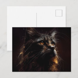 Cartes Postales Black Cat Vykort