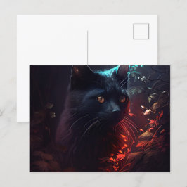 Cartes Postales Black Cat Vykort