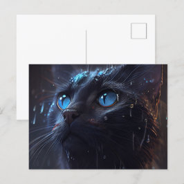 Cartes Postales Cat divers pluie Vykort