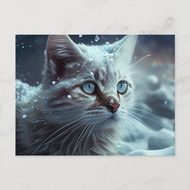 Cartes Postales Cat Divers Vykort (Framsida)