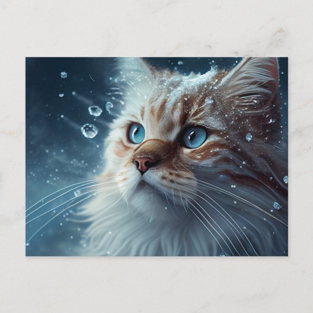 Cartes Postales Cat Divers Vykort (Framsida)