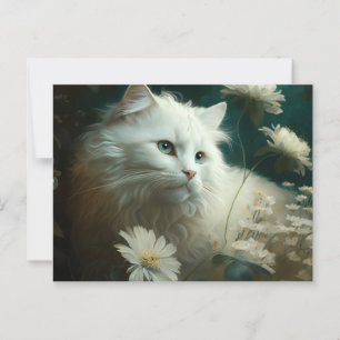 Cartes Postales Cat Fleur Vykort