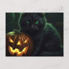 Cartes Postales Cat Halloween Vykort