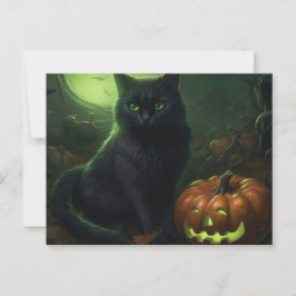 Cartes Postales Cat Halloween Vykort
