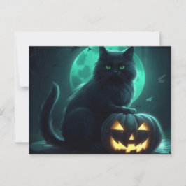 Cartes Postales Cat Halloween Vykort
