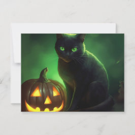 Cartes Postales Cat Halloween Vykort