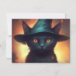 Cartes Postales Cat Halloween Vykort
