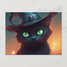 Cartes Postales Cat Halloween Vykort