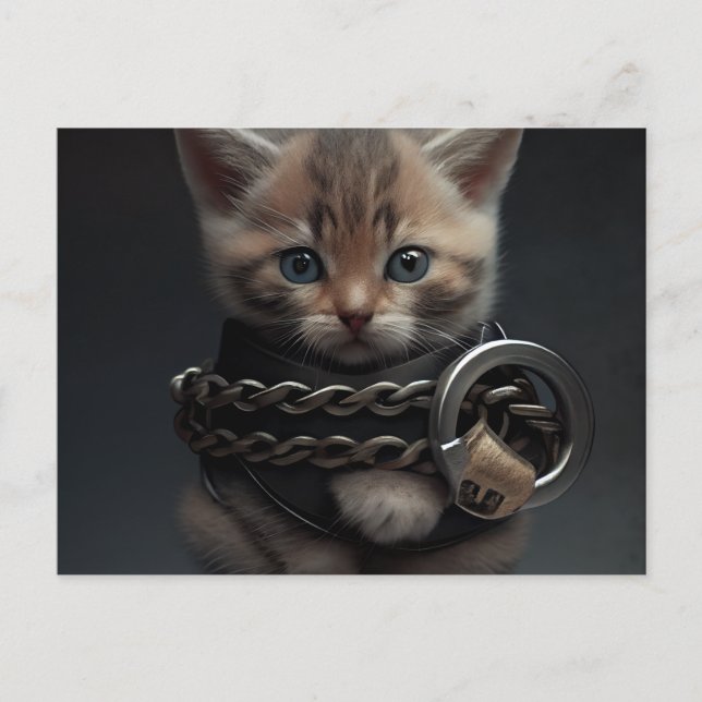 Cartes Postales Cat prisoner Vykort (Framsida)