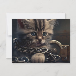 Cartes Postales Cat prisoner Vykort