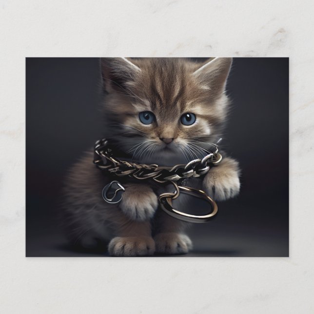 Cartes Postales Cat prisoner Vykort (Framsida)