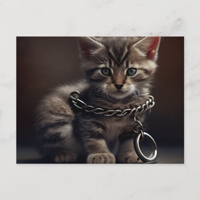 Cartes Postales Cat prisoner Vykort (Framsida)