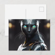 Cartes Postales Cat Robotique