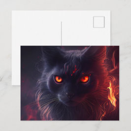 Cartes Postales Cat rouge Vykort