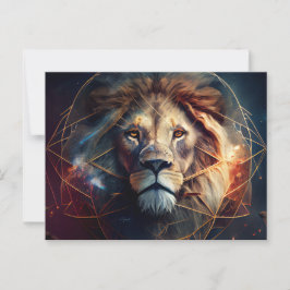 Cartes Postales Lion Zodiac Vykort