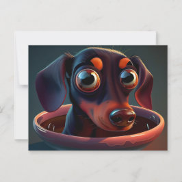Cartes Postales Puppy Divers Vykort