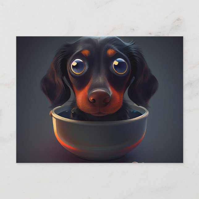 Cartes Postales Puppy Divers Vykort (Framsida)