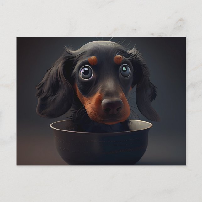 Cartes Postales Puppy Divers Vykort (Framsida)