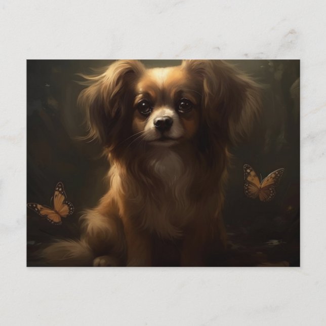 Cartes Postales Puppy Vykort (Framsida)