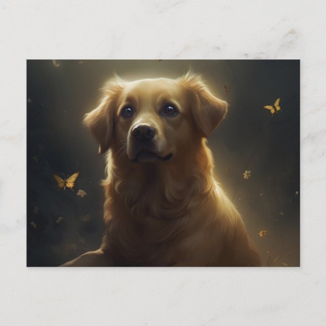 Cartes Postales Puppy Vykort (Framsida)