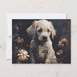 Cartes Postales Puppy Vykort