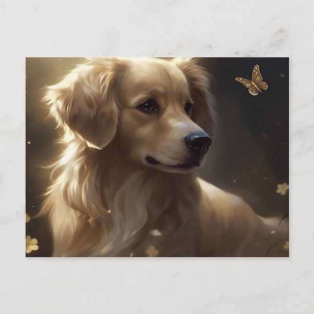 Cartes Postales Puppy Vykort (Framsida)
