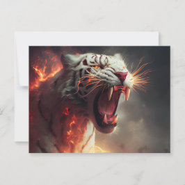 Cartes Postales  White Tiger Vykort