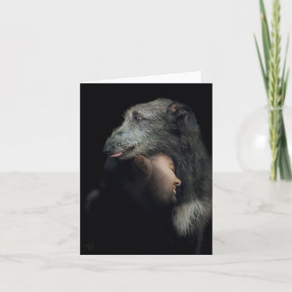 Cartes Pour Fêtes Annuelles Deerhound Helgkort