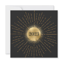 Cartes Pour Fêtes Annuelles Happy New Year Moderne