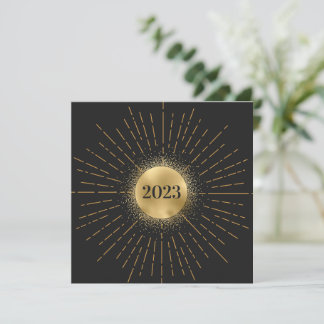 Cartes Pour Fêtes Annuelles Happy New Year Moderne Julkort