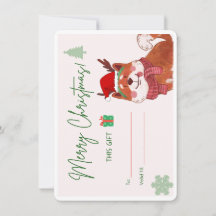 Cartes Pour Fêtes Moderne Joyeux Noël