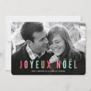 Cartesde noël foto Joyeux Noel Julkort