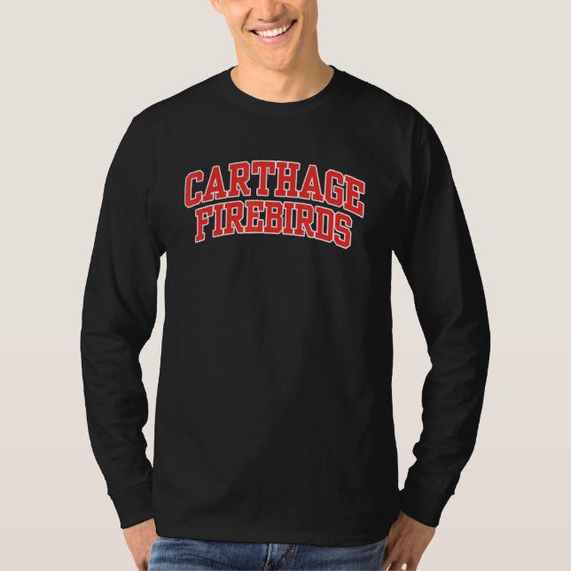 Carthage College Firebirds 01 T Shirt (Framsida)