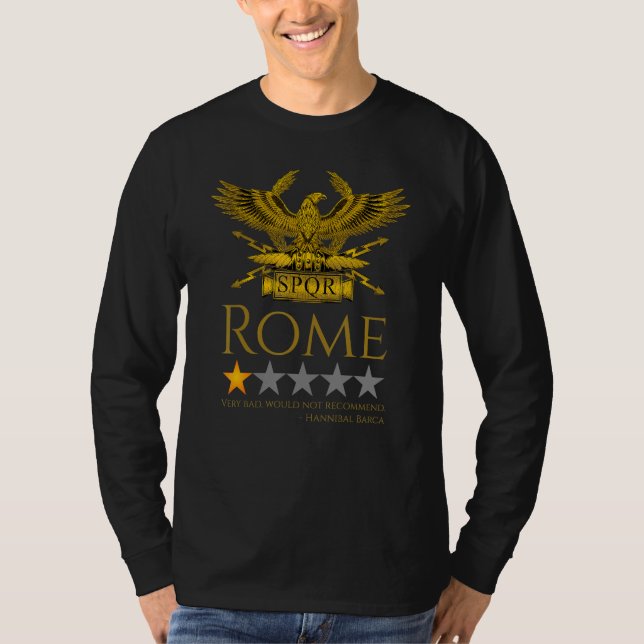 Carthage Hannibal Barca Ancient Rom Second Pun T Shirt (Framsida)