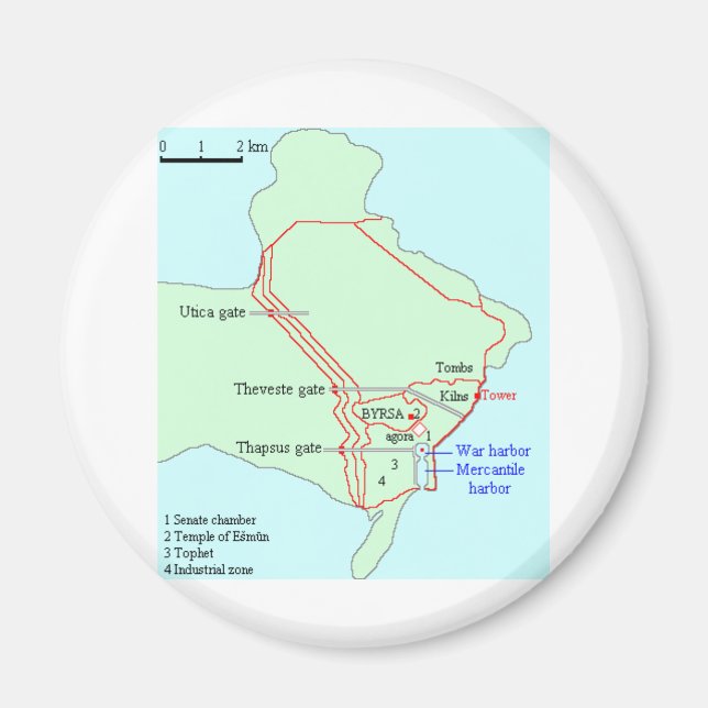 Carthage-plan Magnet (Framsidan)