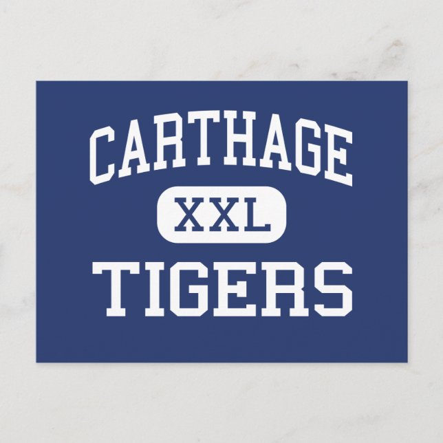 Carthage - Tigers - Junior - Carthage Missouri Vykort (Framsida)