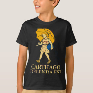 Carthago Delenda Est Rolig Romersk Historisk Dräkt T Shirt