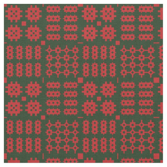 Carthen Coch A Gwyrdd Tyg (Närbild)