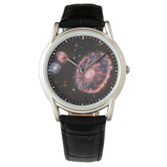Carthjulet Galaxy och dess assistent Galaxies. Armbandsur (Framsida)
