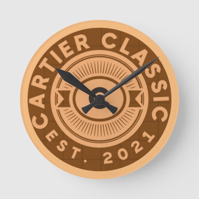 Cartier Classic namnteckning TAan Rund Klocka (Framsida)