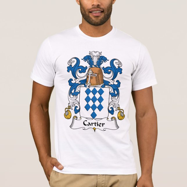 Cartier familjvapensköld tee shirt (Framsida)