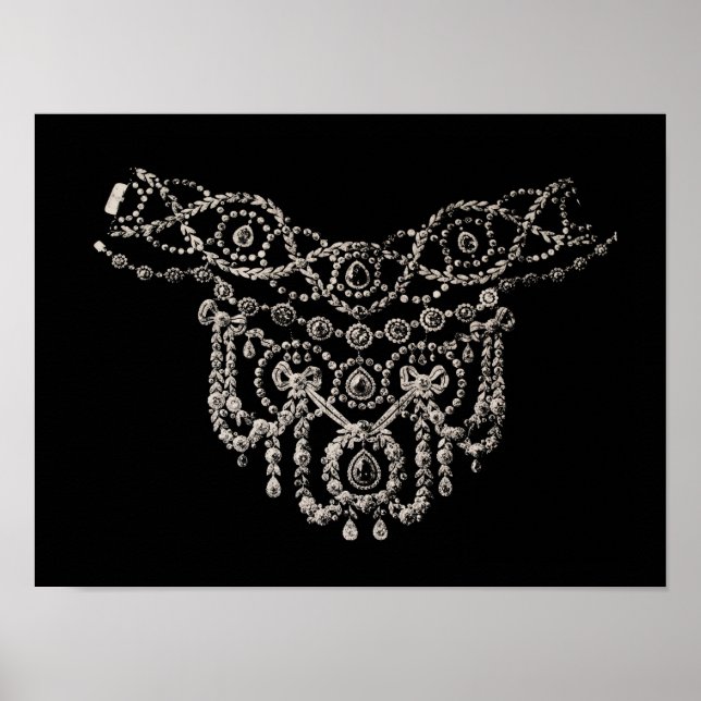 Cartierr Necklace ~ Skriv ut/Poster Poster (Framsidan)